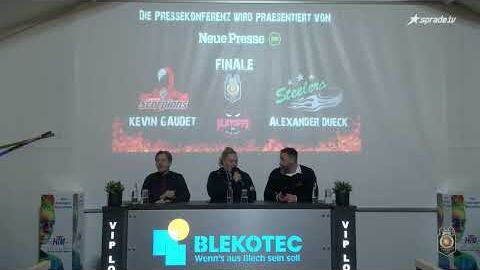 17.04.2025 - Pressekonferenz - Hannover Scorpions vs. Bietigheim Steelers