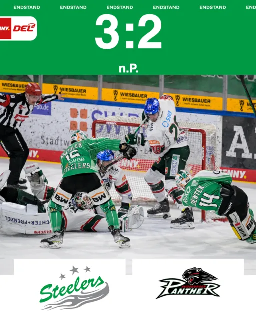 Heimsieg – Steelers gewinnen mit 3:2 nach Penaltyschießen gegen Augsburg