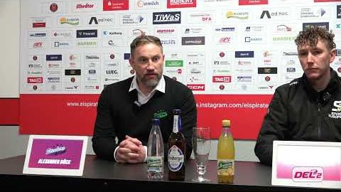19.10.2025 - Pressekonferenz - Eispiraten Crimmitschau vs. Bietigheim Steelers