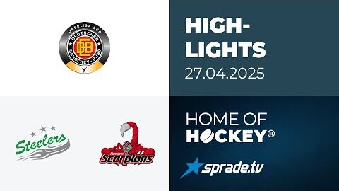 27.04.2025 - Highlights - Bietigheim Steelers vs. Hannover Scorpions