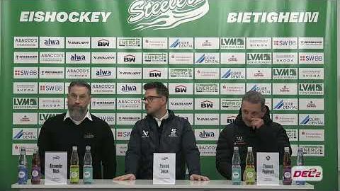 25.01.2026 - Pressekonferenz - Bietigheim Steelers vs. Krefeld Pinguine