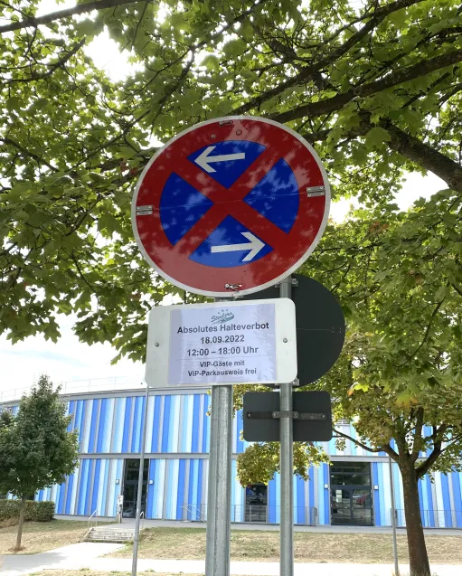 Neuerung am „VIP-Parkplatz“