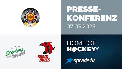 07.03.2025 - Pressekonferenz - Bietigheim Steelers vs. Saale Bulls Halle
