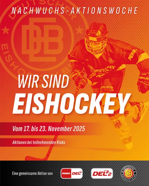 Aktionswoche „Wir sind Eishockey“ vom 17. bis 23.11.2025