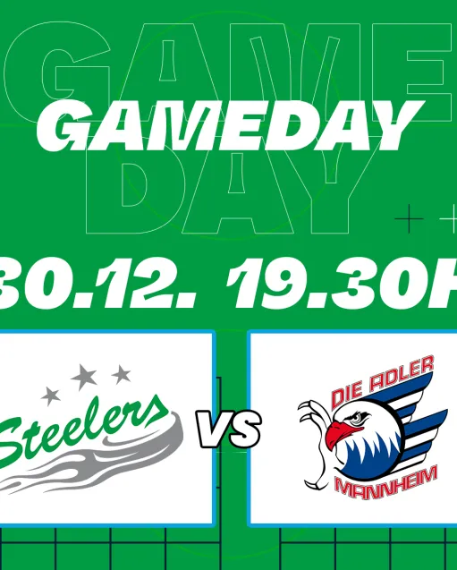 Gameday – die Steelers empfangen die Adler Mannheim