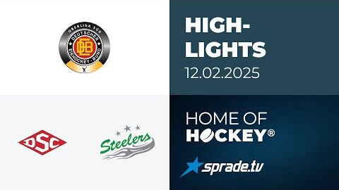 12.02.2025 - Highlights - Deggendorfer SC vs. Bietigheim Steelers