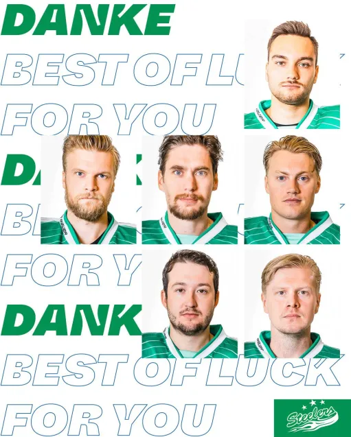 Die Steelers verabschieden sechs Spieler