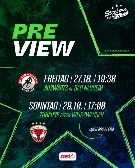 Morgen nach Bad Nauheim – am Sonntag kommt Weißwasser