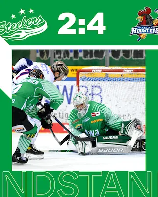 Gute Leistung aber keine Punkte – Steelers unterliegen Iserlohn mit 2:4