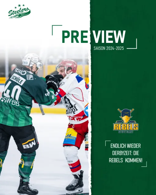 Endlich wieder Derbyzeit: Die Rebels aus Stuttgart kommen!
