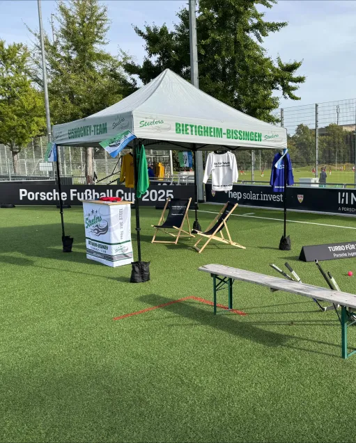 Die Steelers auf dem Porsche Fußball Cup 2025