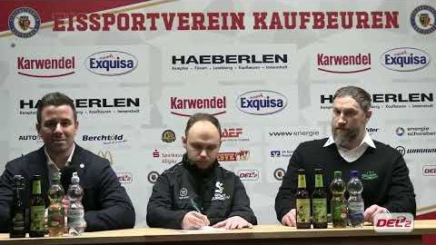 30.12.2025 - Pressekonferenz - ESV Kaufbeuren vs. Bietigheim Steelers