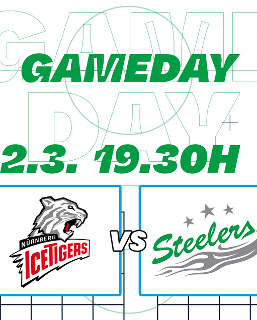 Auf nach Nürnberg – die Steelers spielen bei den Ice Tigers