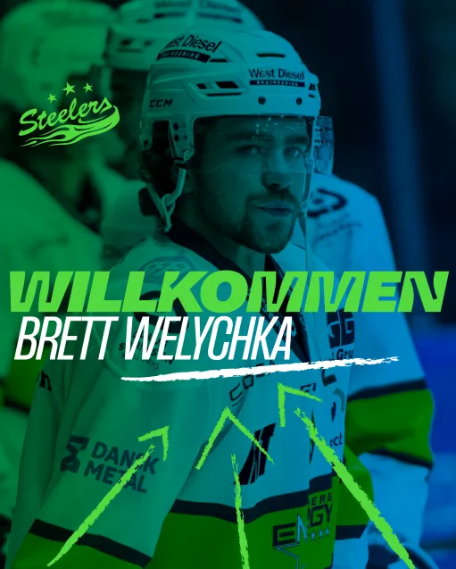 Steelers besetzen vierte Kontingentstelle mit Stürmer Brett Welychka