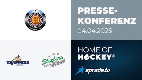 04.04.2025 - Pressekonferenz - Tilburg Trappers vs. Bietigheim Steelers