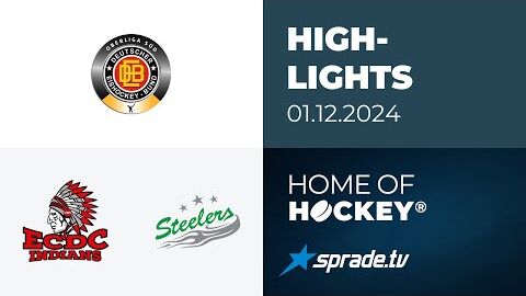 01.12.2024 - Highlights - ECDC Memmingen Indians vs. Bietigheim Steelers