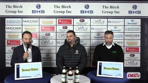 05.12.2025 - Pressekonferenz - Blue Devils Weiden vs. Bietigheim Steelers