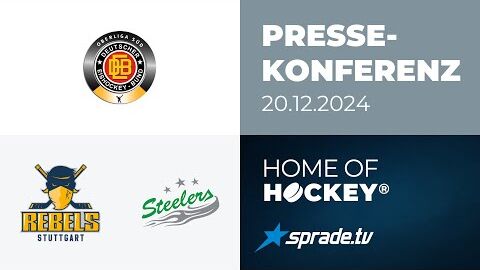 20.12.2024 - Pressekonferenz - Stuttgarter EC vs. Bietigheim Steelers