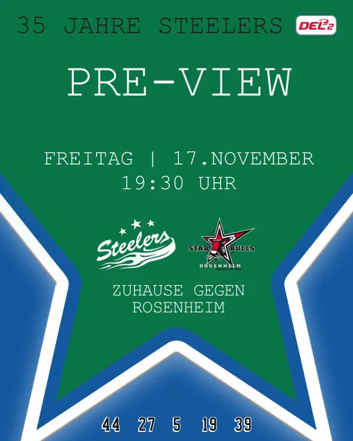 Es geht wieder weiter – Rosenheim zu Gast am Freitag