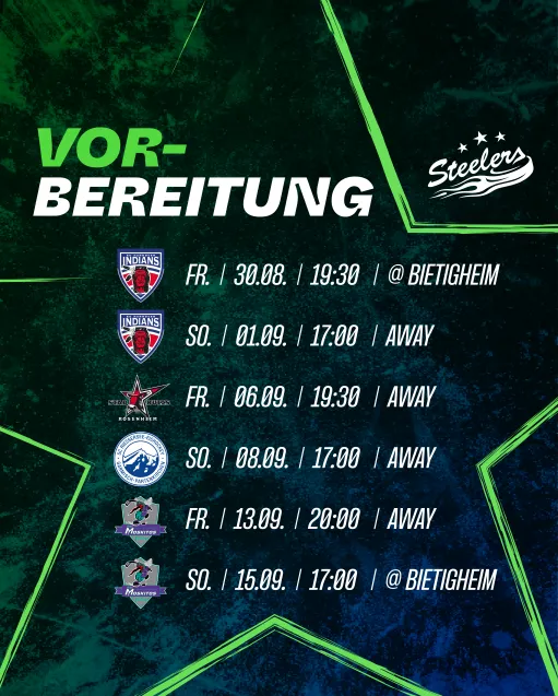 Vorbereitungsspielplan 2024/2025 steht