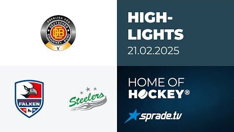21.02.2025 - Highlights - Heilbronner Falken vs. Bietigheim Steelers