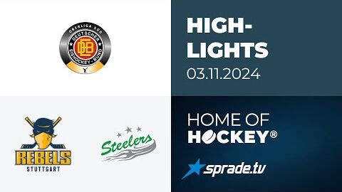 03.11.2024 - Highlights - Stuttgarter EC vs. Bietigheim Steelers
