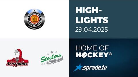 29.04.2025 - Highlights - Hannover Scorpions vs. Bietigheim Steelers