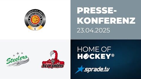 23.04.2025 - Pressekonferenz - Bietigheim Steelers vs. Hannover Scorpions