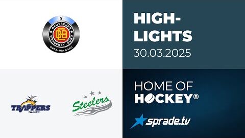 30.03.2025 - Highlights - Tilburg Trappers vs. Bietigheim Steelers