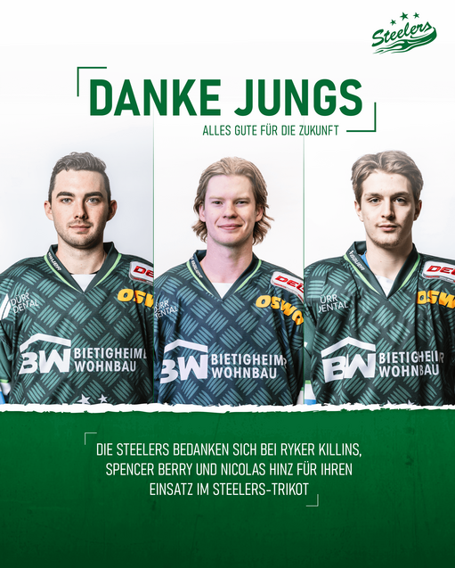 Steelers verabschieden 3 weitere Spieler