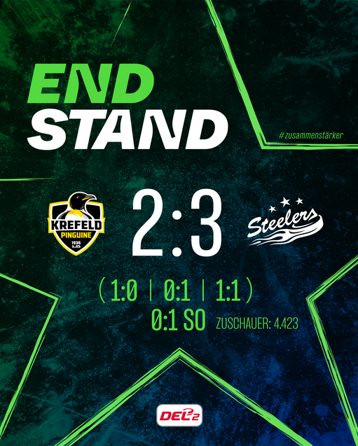3:2 Overtime Sieg in Krefeld