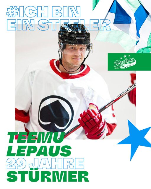 Die Steelers verpflichten den Finnen Teemu Lepaus