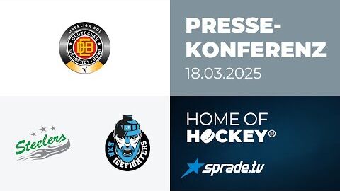 18.03.2025 - Pressekonferenz - Bietigheim Steelers vs. KSW Icefighters Leipzig